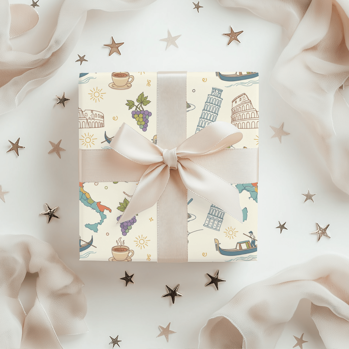Ciao Bella – Italian Summer Daydream Wrapping Paper