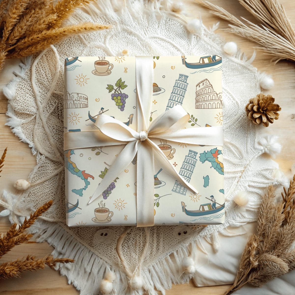 Ciao Bella – Italian Summer Daydream Wrapping Paper