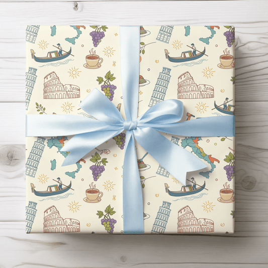 Ciao Bella – Italian Summer Daydream Wrapping Paper
