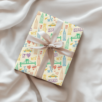 Big Apple Daydreams – NYC Sketchbook Wrapping Paper