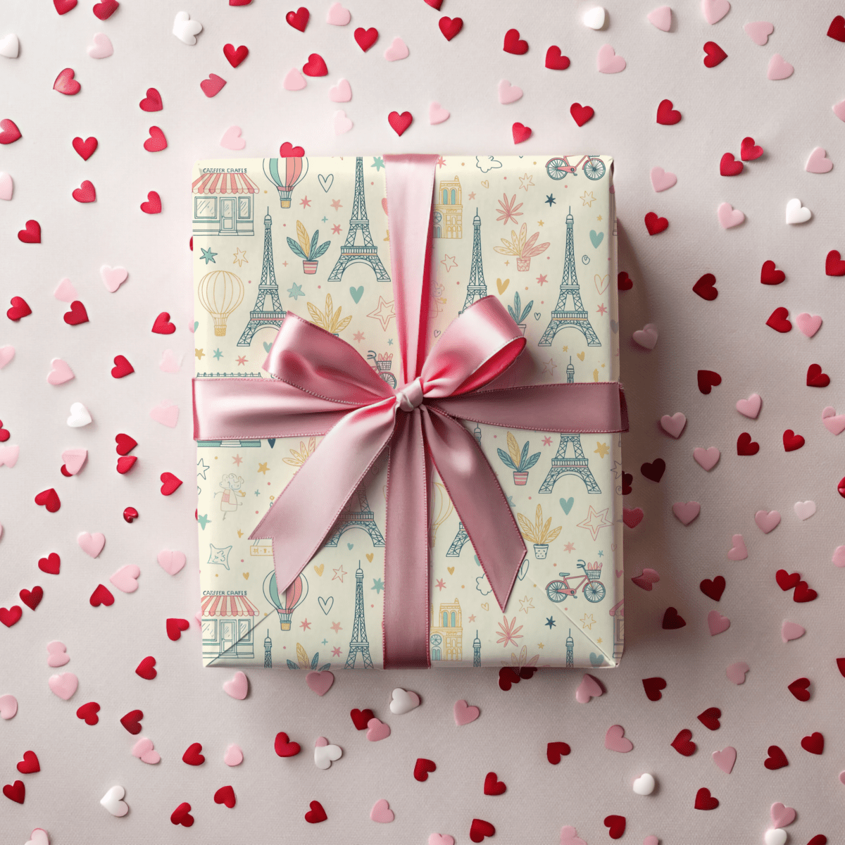 Paris, Pastels & Daydreams – Whimsical Paris Wrapping Paper