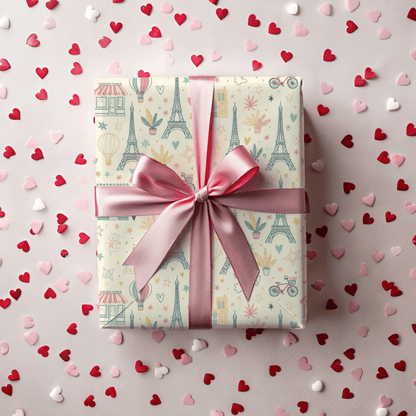 Paris, Pastels & Daydreams – Whimsical Paris Wrapping Paper