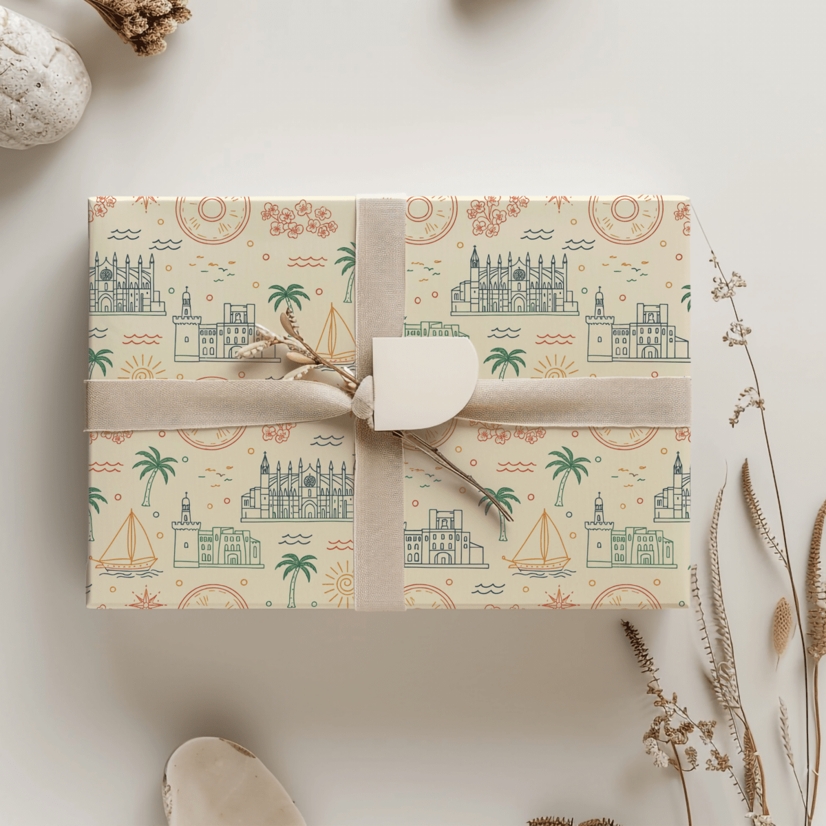 Mediterranean Mood – Coastal Escape Wrapping Paper