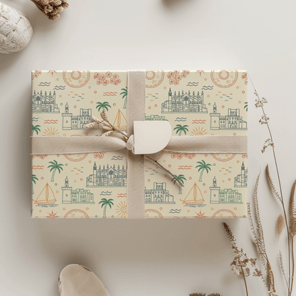 Mediterranean Mood – Coastal Escape Wrapping Paper