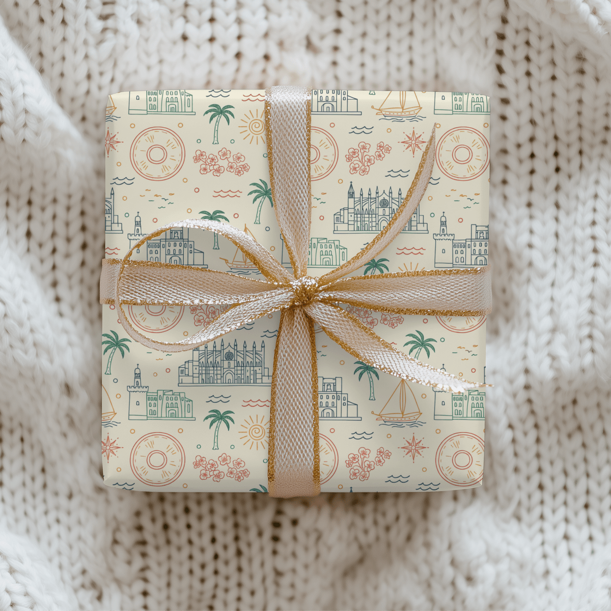 Mediterranean Mood – Coastal Escape Wrapping Paper