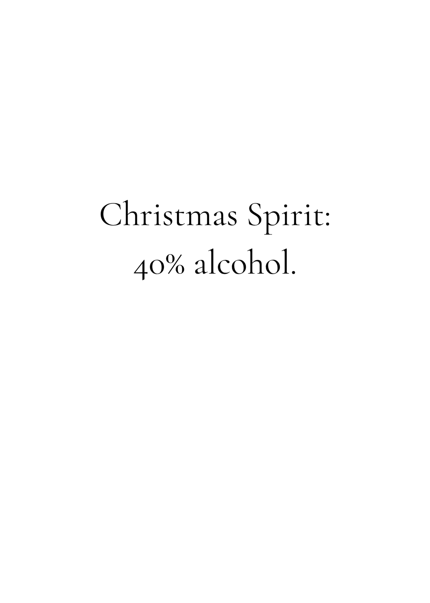 Funny Christmas (Alcohol Related) Greeting Card Pack | Set of 5 Holiday Cards | Cute & Cheeky Christmas Cards
