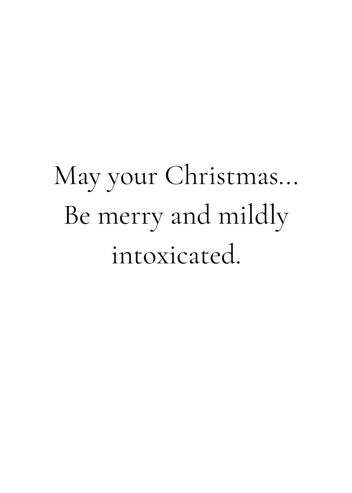 Funny Christmas (Alcohol Related) Greeting Card Pack | Set of 5 Holiday Cards | Cute & Cheeky Christmas Cards