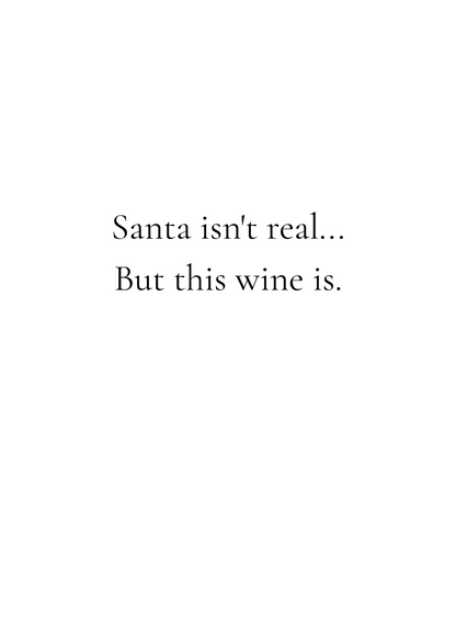 Funny Christmas (Wine Related - Set 1) Greeting Card Pack | Set of 5 Holiday Cards | Cute & Cheeky Christmas Cards