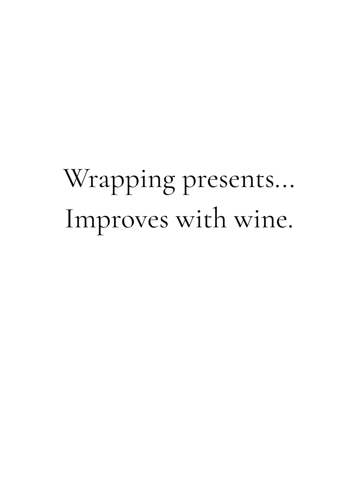 Funny Christmas (Wine Related - Set 1) Greeting Card Pack | Set of 5 Holiday Cards | Cute & Cheeky Christmas Cards