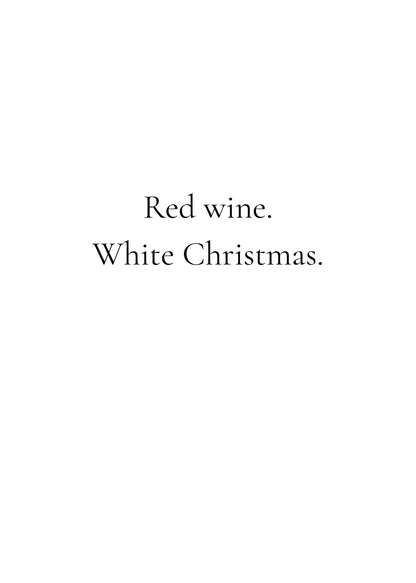 Funny Christmas (Wine Related - Set 1) Greeting Card Pack | Set of 5 Holiday Cards | Cute & Cheeky Christmas Cards