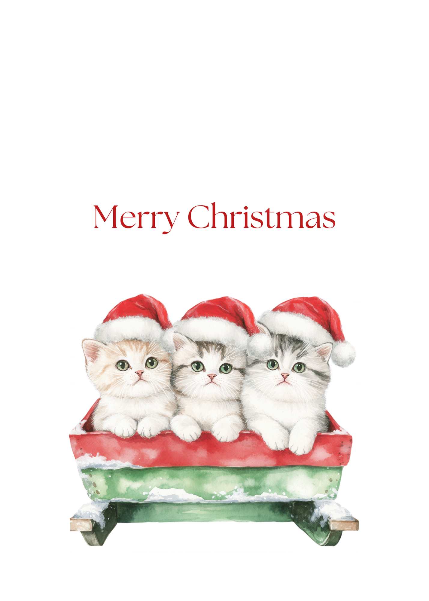 Funny Christmas (Cats - Set 1) Greeting Card Pack | Set of 5 Holiday Cards | Cute & Cheeky Christmas Cards