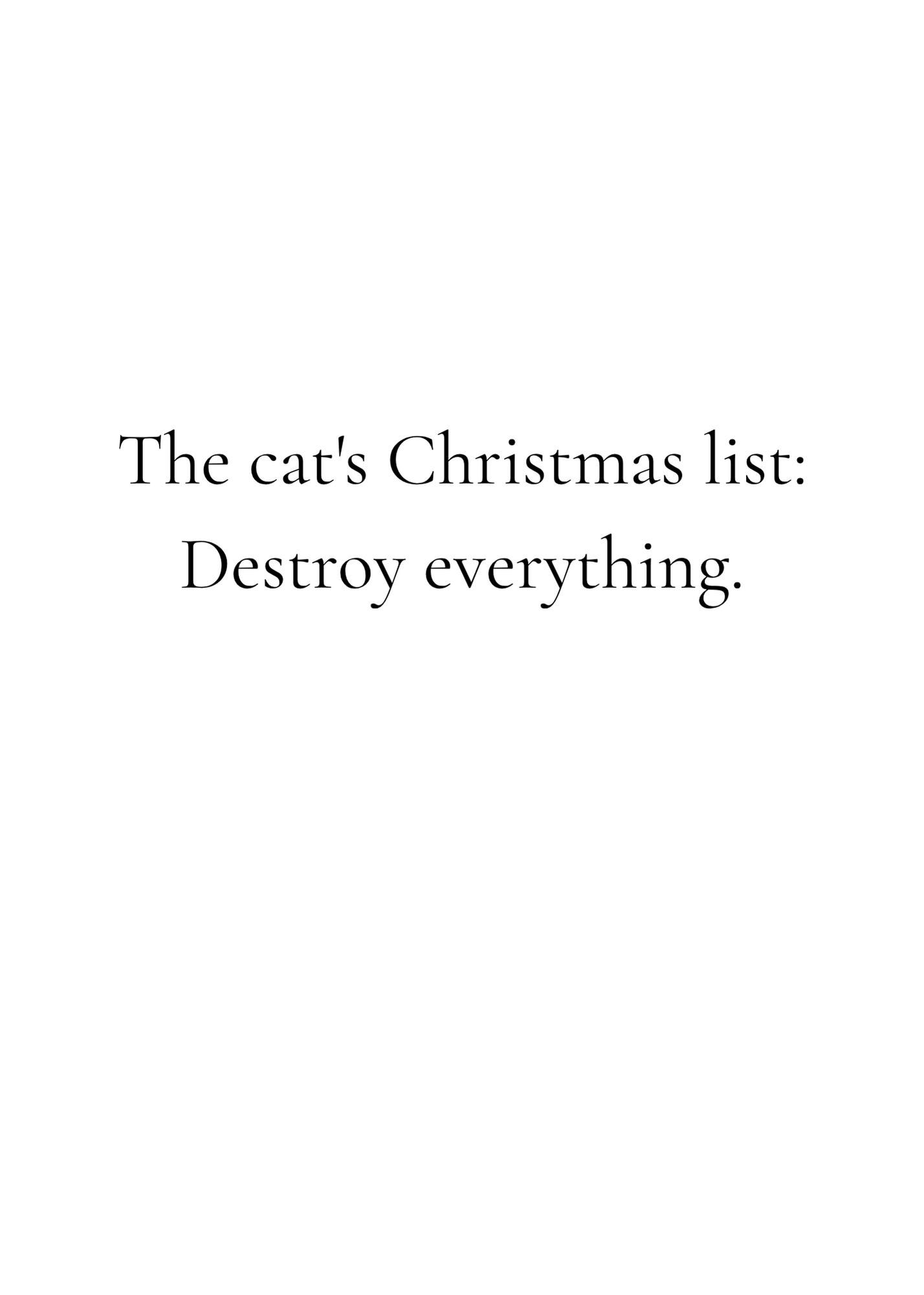 Funny Christmas (Cats - Set 2) Greeting Card Pack | Set of 5 Holiday Cards | Cute & Cheeky Christmas Cards