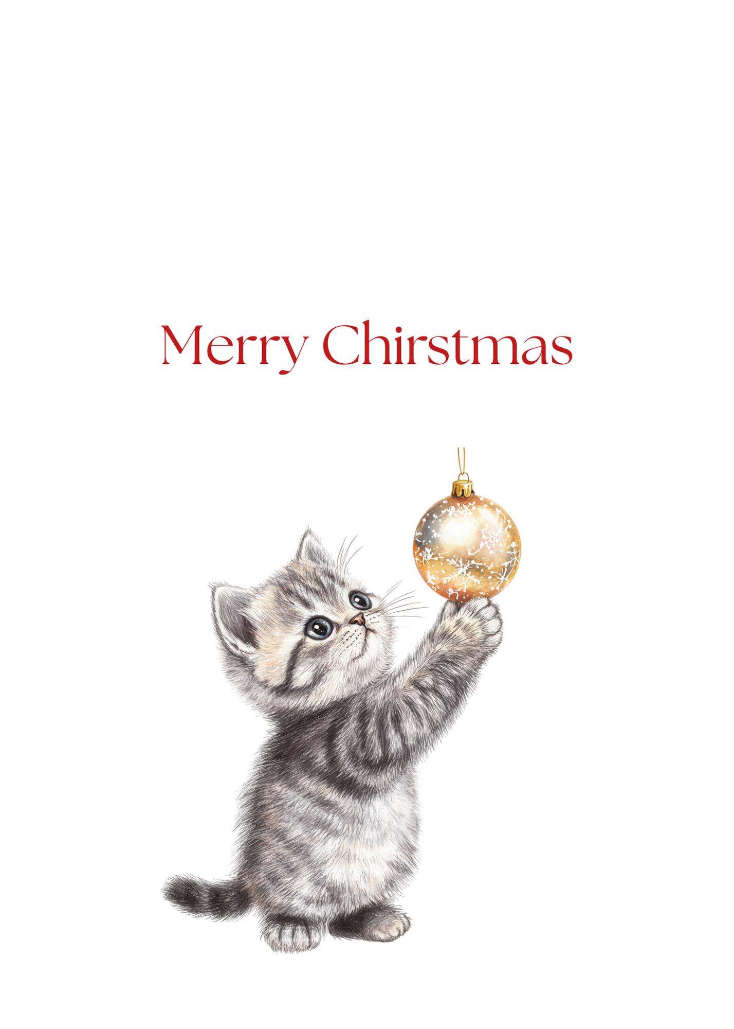 Funny Christmas (Cats - Set 2) Greeting Card Pack | Set of 5 Holiday Cards | Cute & Cheeky Christmas Cards