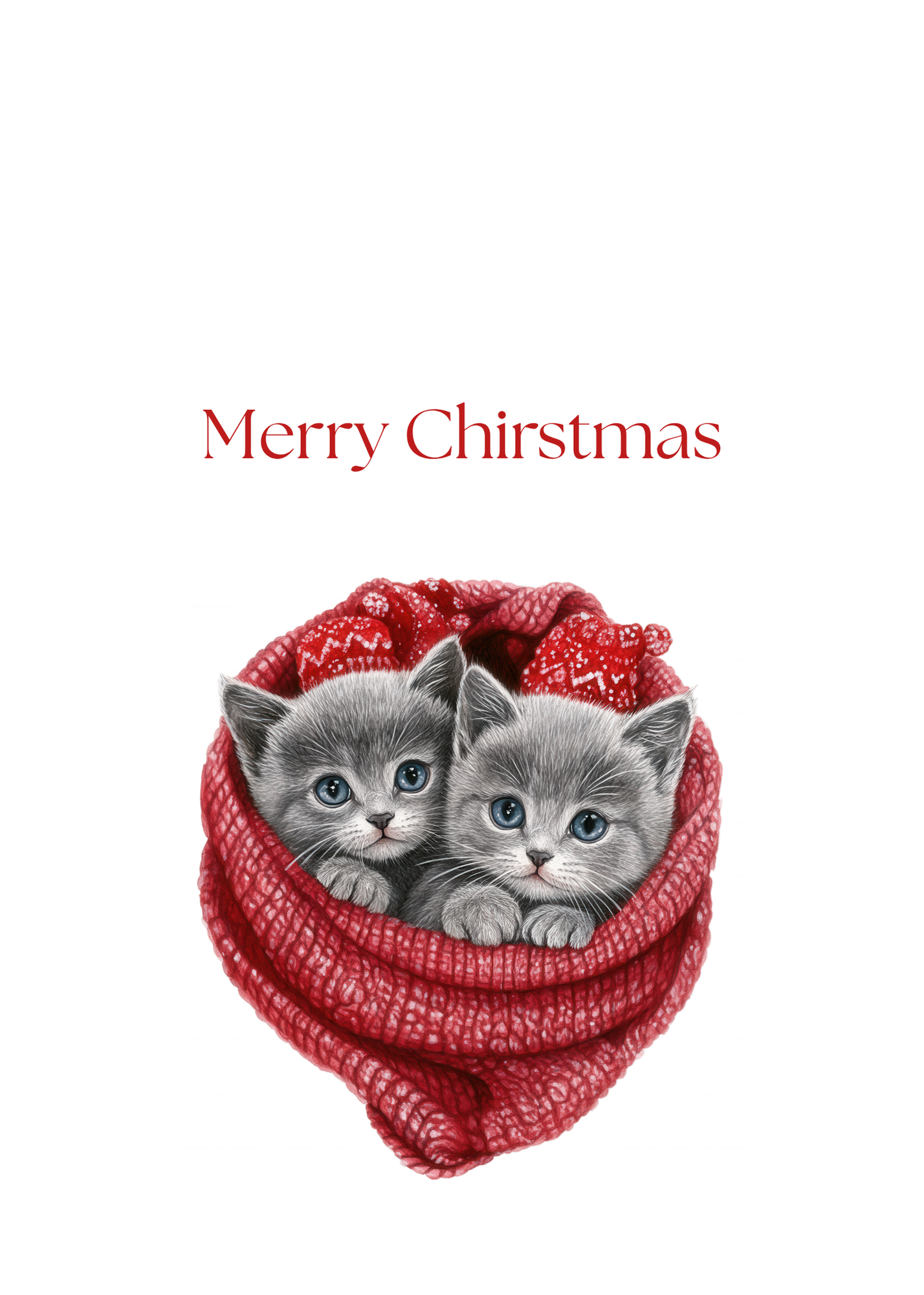 Funny Christmas (Cats - Set 3) Greeting Card Pack | Set of 5 Holiday Cards | Cute & Cheeky Christmas Cards