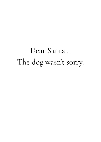Funny Christmas (Dogs - Set 2) Greeting Card Pack | Set of 5 Holiday Cards | Cute & Cheeky Christmas Cards