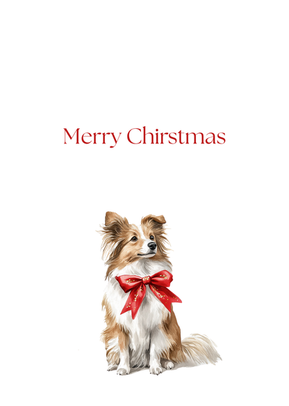 Funny Christmas (Dogs - Set 3) Greeting Card Pack | Set of 5 Holiday Cards | Cute & Cheeky Christmas Cards