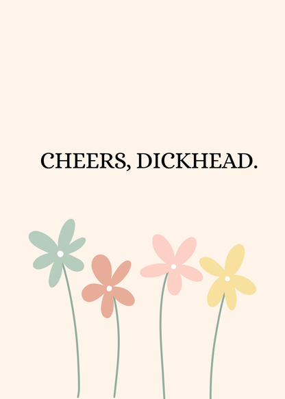 Snarky Thank You Greeting Card Set — 5-Pack Humorous Appreciation Cards (Cheers, Thanks for Saving My Arse, I Genuinely Appreciate It)