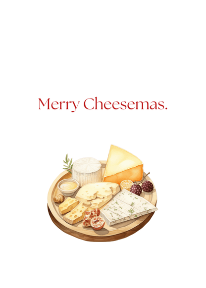 Funny Christmas (Food - Set 1) Greeting Card Pack | Set of 5 Holiday Cards | Cute & Cheeky Christmas Cards