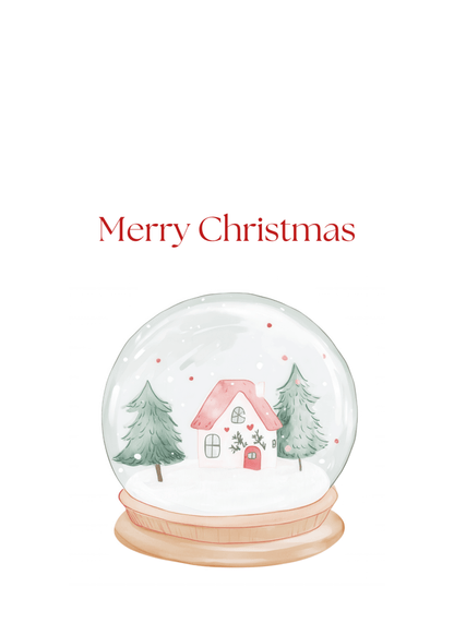 Christmas Cards 5-Pack — 'Merry Christmas' Cozy Holiday Designs