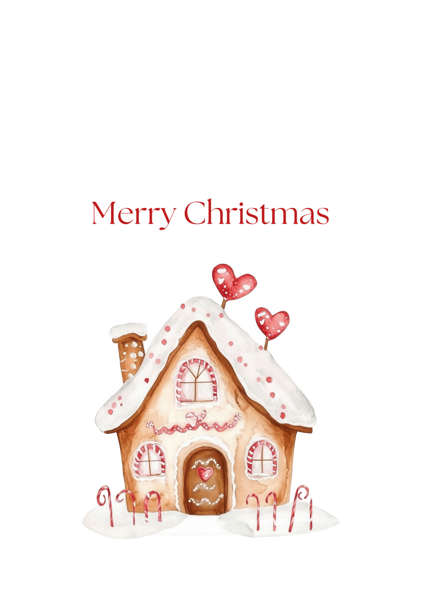 Christmas Cards 5-Pack — 'Merry Christmas' Cozy Holiday Designs