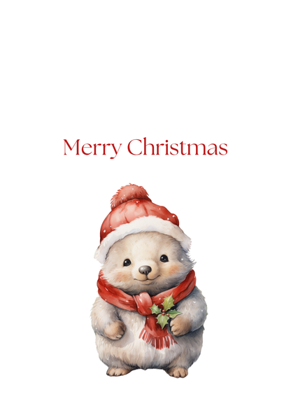 Australian Wildlife Christmas Cards – 25 Pack | Blank Inside