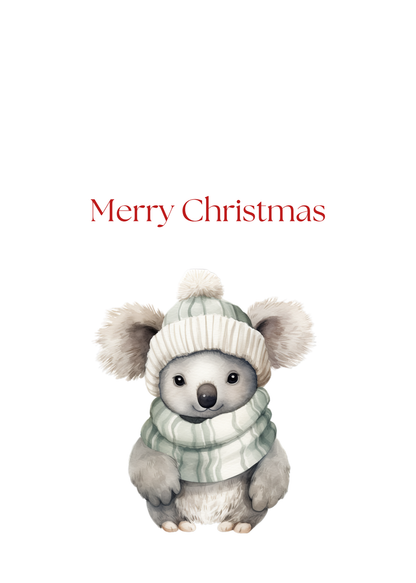 Australian Wildlife Christmas Cards – 25 Pack | Blank Inside