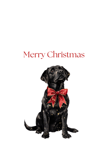 Dog Christmas Cards| Merry Christmas Greeting Cards – 25 Unique Designs | Blank Inside