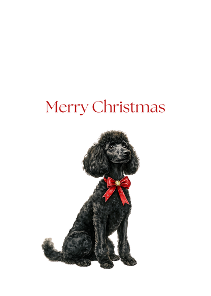 Dog Christmas Cards| Merry Christmas Greeting Cards – 25 Unique Designs | Blank Inside