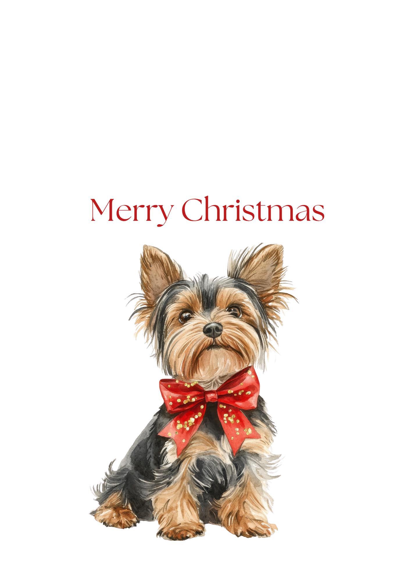 Dog Christmas Cards| Merry Christmas Greeting Cards – 25 Unique Designs | Blank Inside