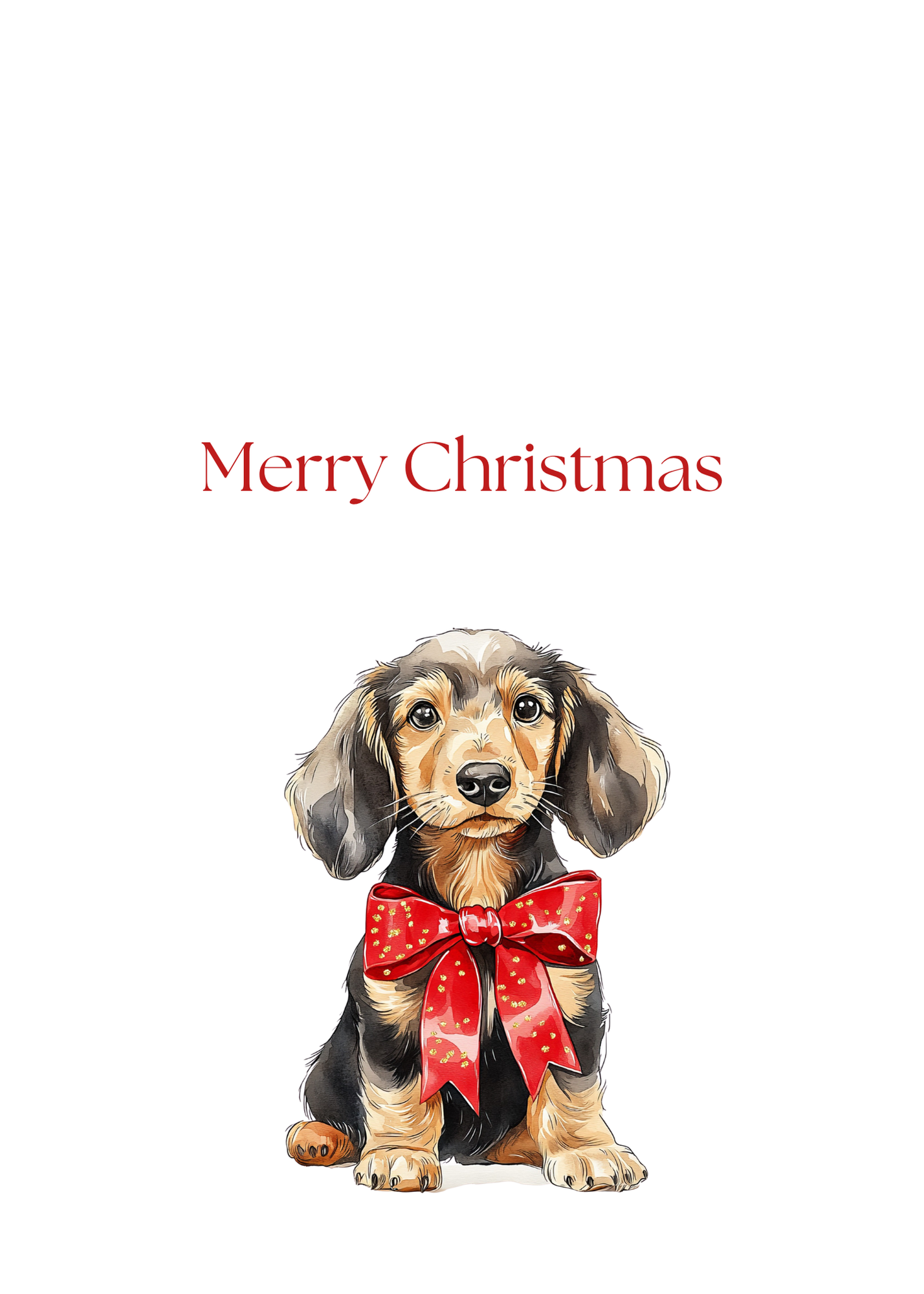Dog Christmas Cards| Merry Christmas Greeting Cards – 25 Unique Designs | Blank Inside