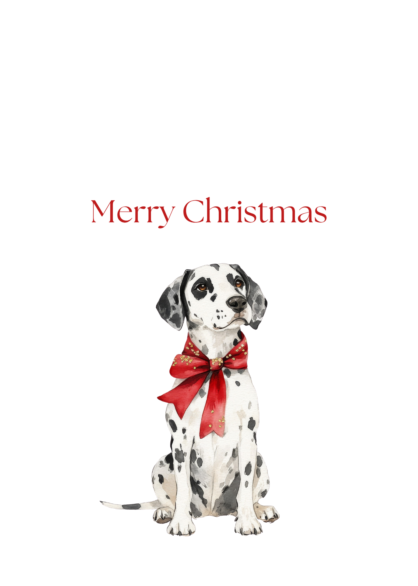 Dog Christmas Cards| Merry Christmas Greeting Cards – 25 Unique Designs | Blank Inside