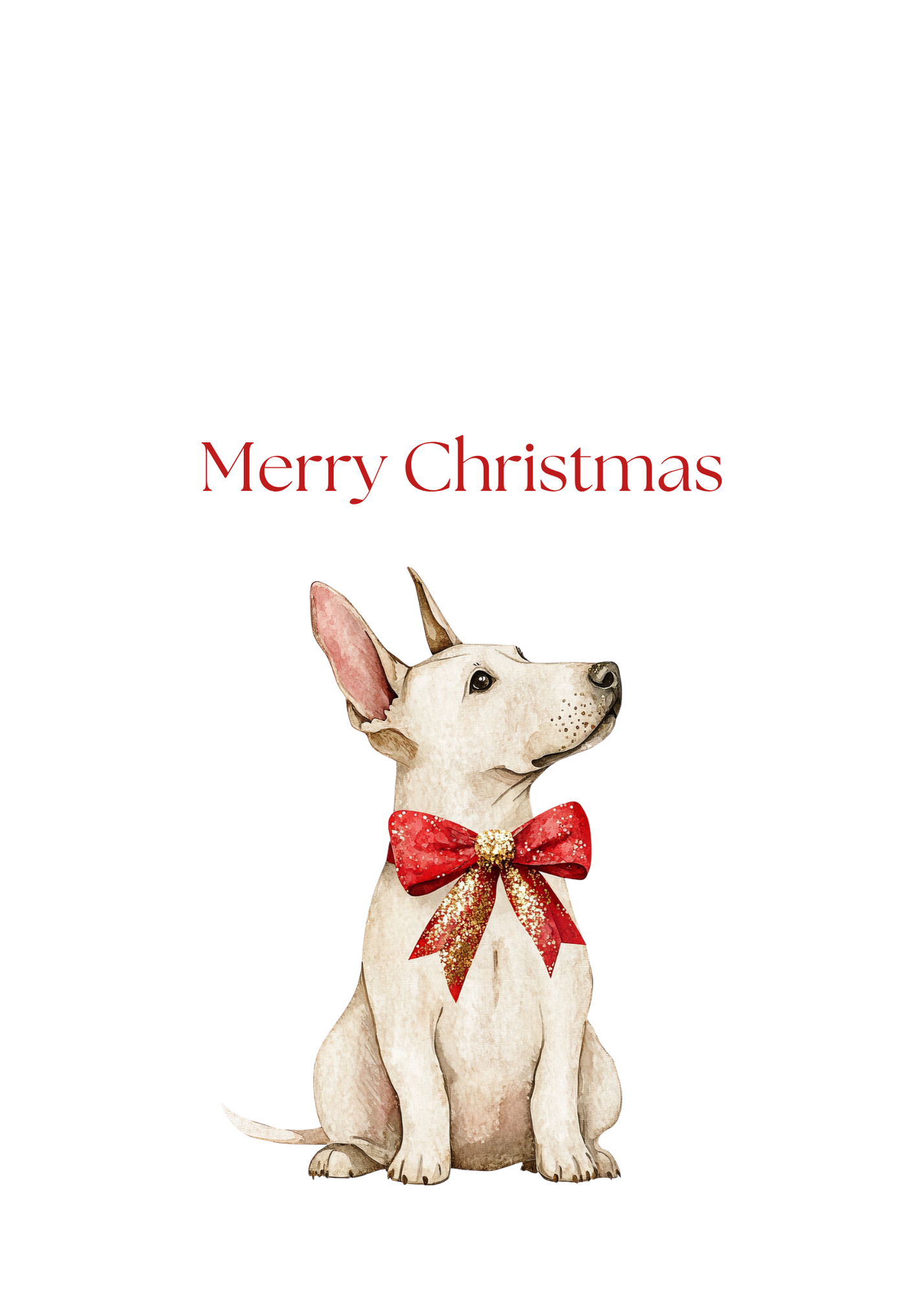 Dog Christmas Cards| Merry Christmas Greeting Cards – 25 Unique Designs | Blank Inside