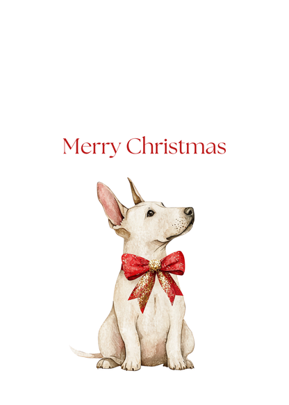 Dog Christmas Cards| Merry Christmas Greeting Cards – 25 Unique Designs | Blank Inside