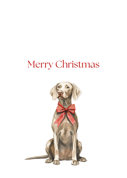 Dog Christmas Cards| Merry Christmas Greeting Cards – 25 Unique Designs | Blank Inside