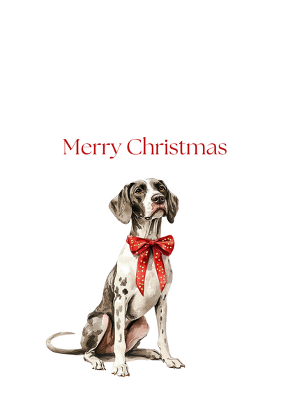 Dog Christmas Cards| Merry Christmas Greeting Cards – 25 Unique Designs | Blank Inside
