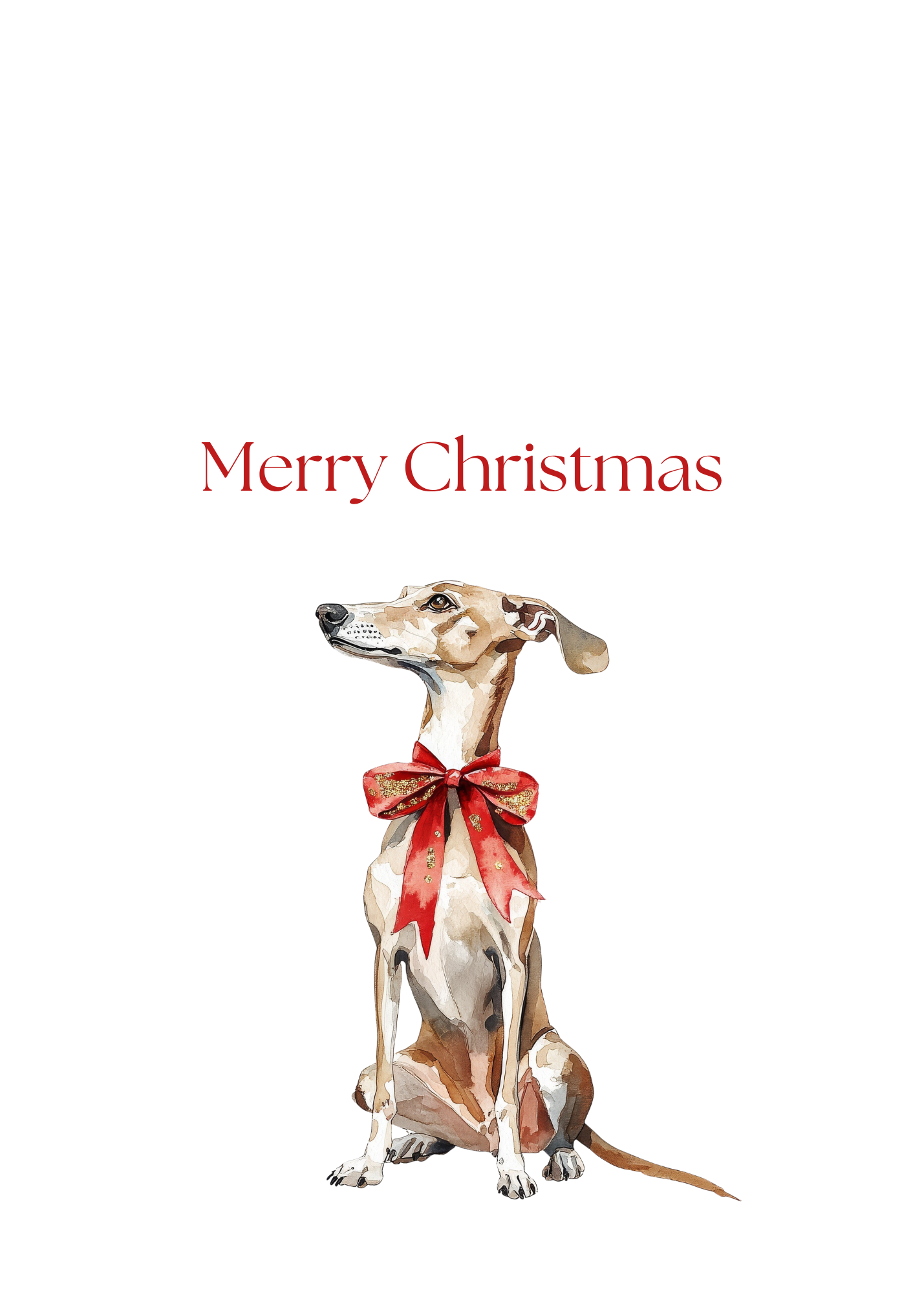 Dog Christmas Cards| Merry Christmas Greeting Cards – 25 Unique Designs | Blank Inside
