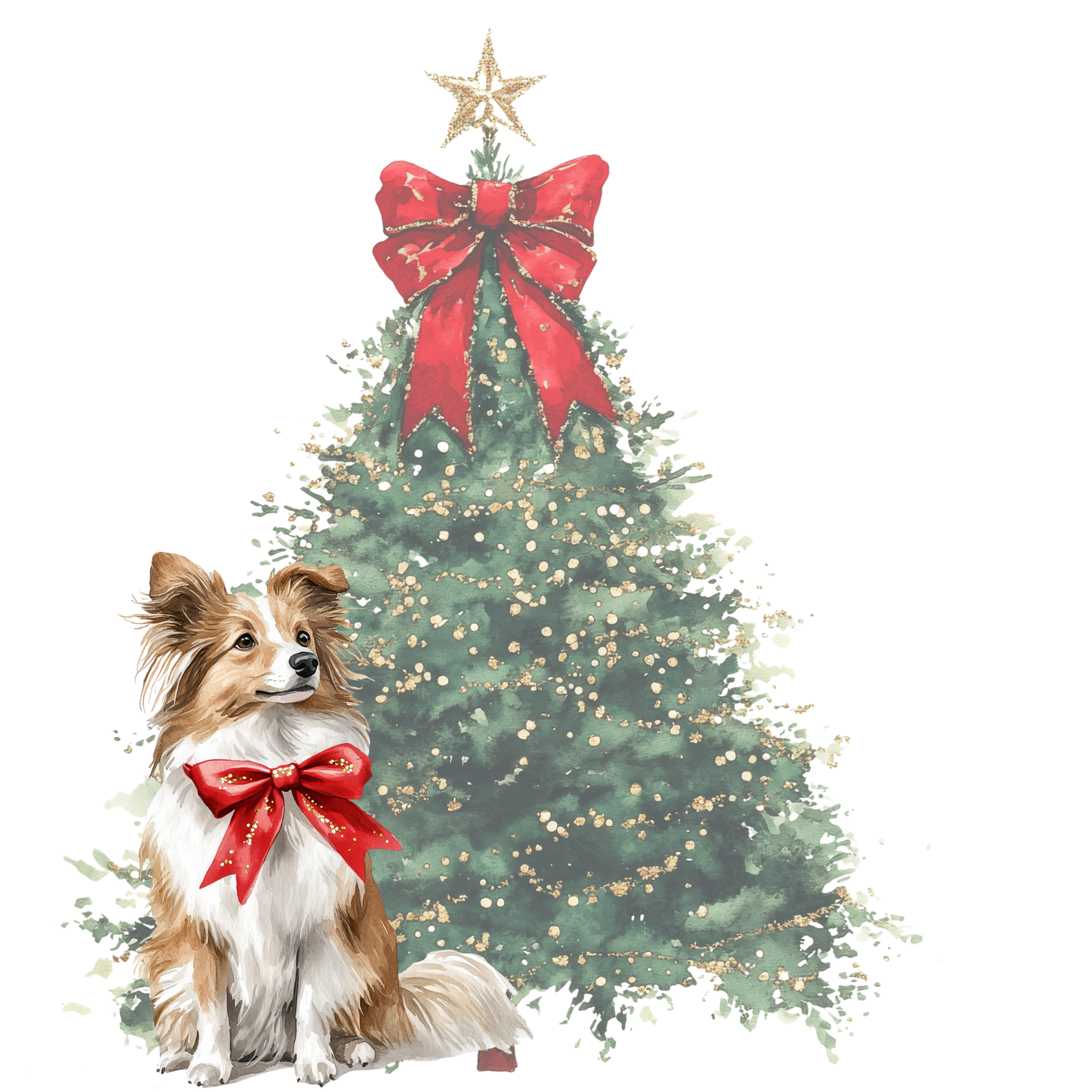Christmas Wreath Wrapping Paper Roll — Festive Holiday Gift Wrap