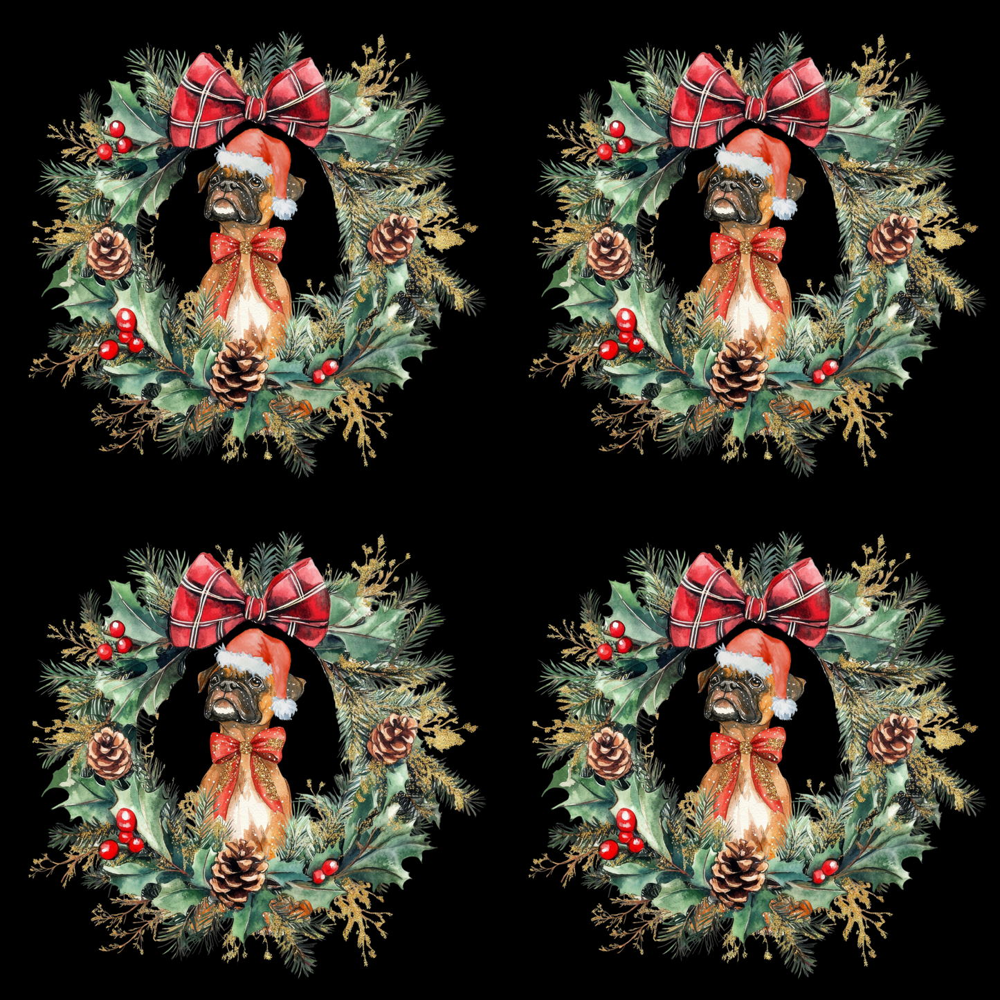 Boxing Day Cheer – Boxer Christmas Wrapping Paper