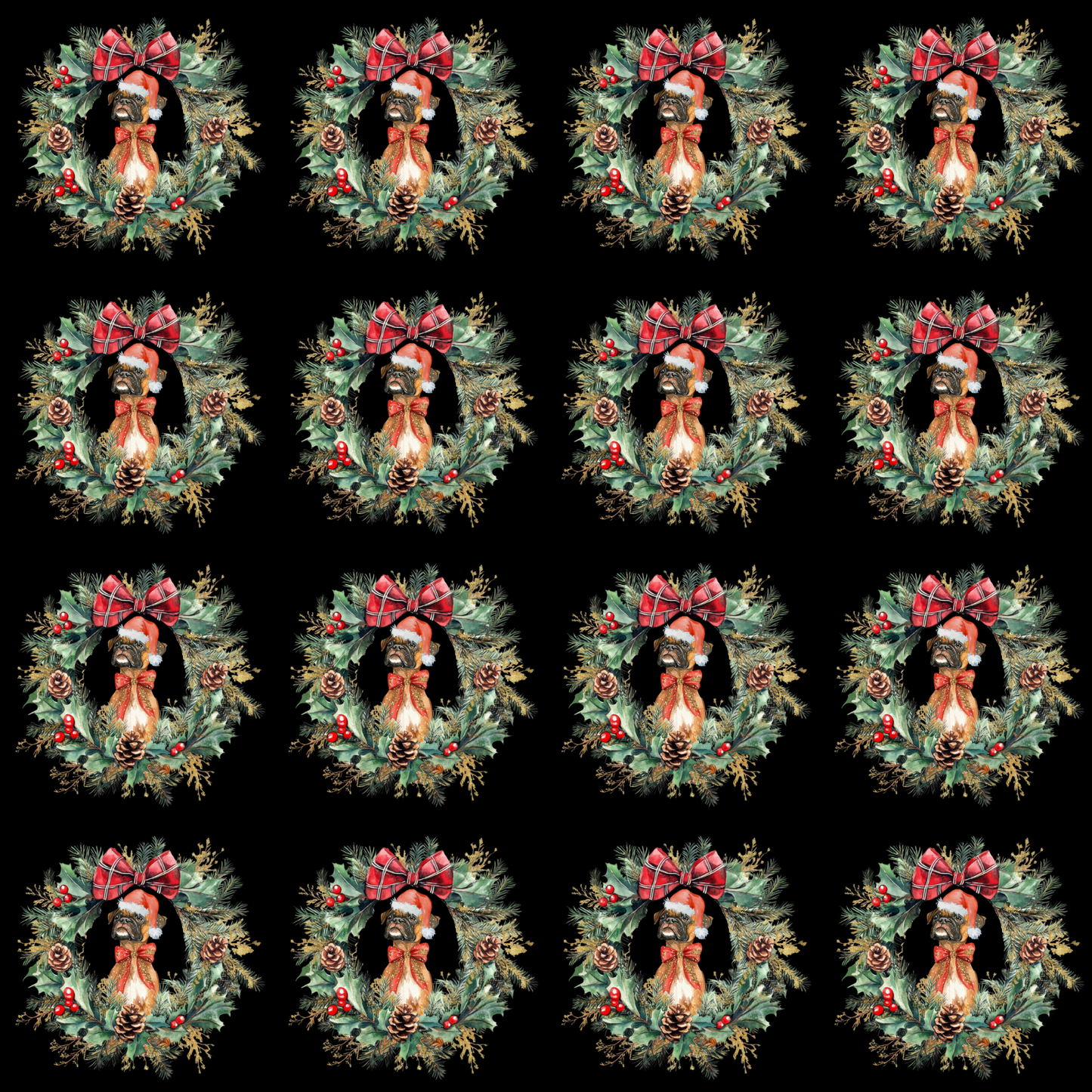 Boxing Day Cheer – Boxer Christmas Wrapping Paper