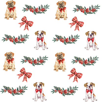 Bulldog & Boxer Christmas Crew