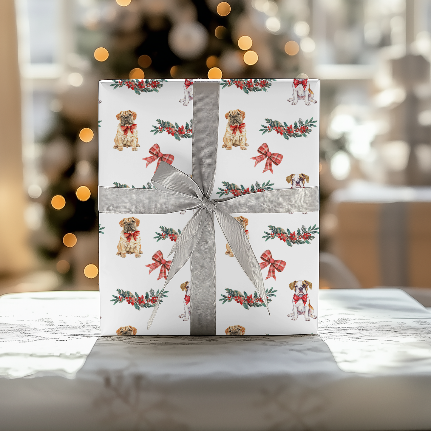 Bulldog & Boxer Christmas Crew