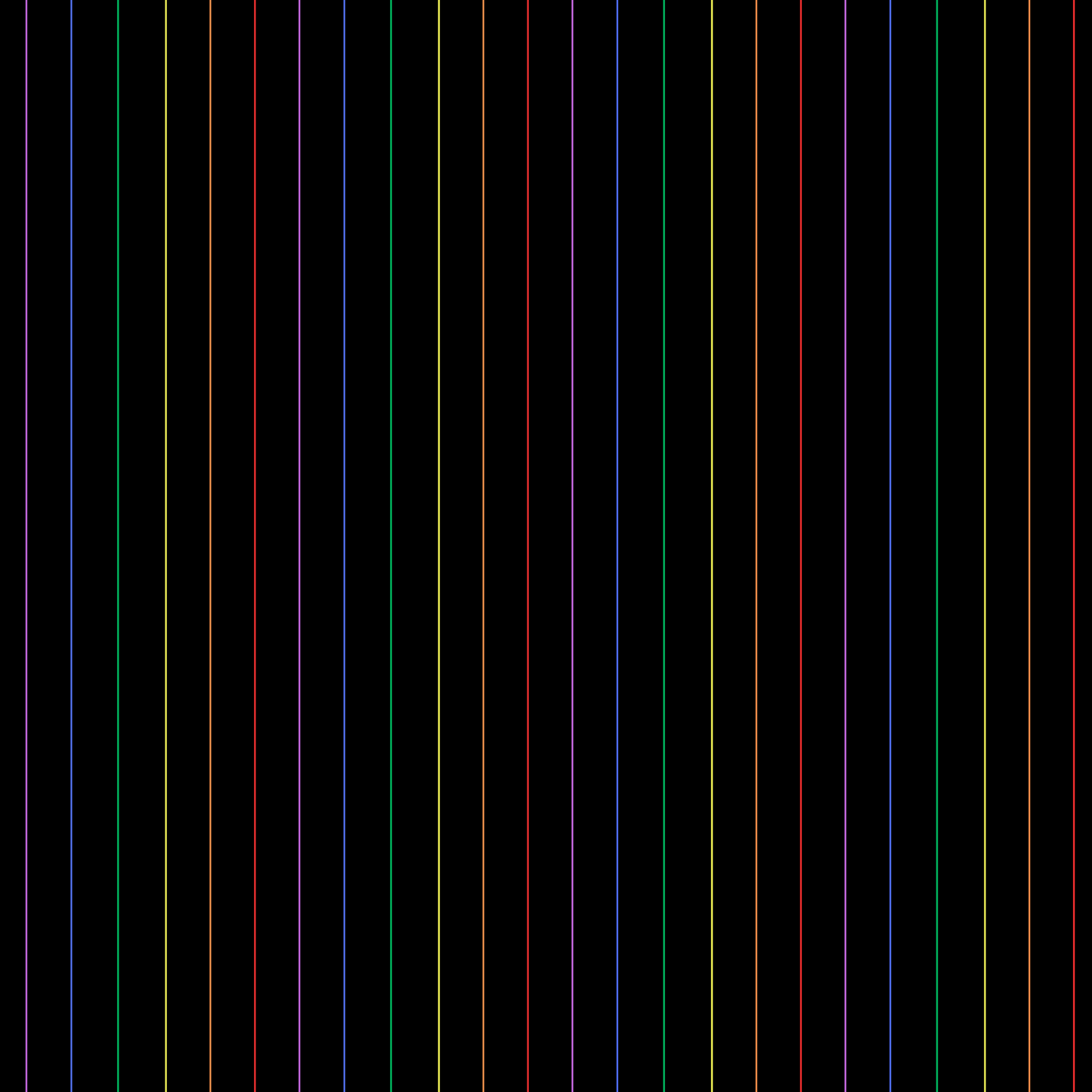 Midnight Rainbow Pinstripes — Black Gift Wrap with Subtle Iridescent Lines