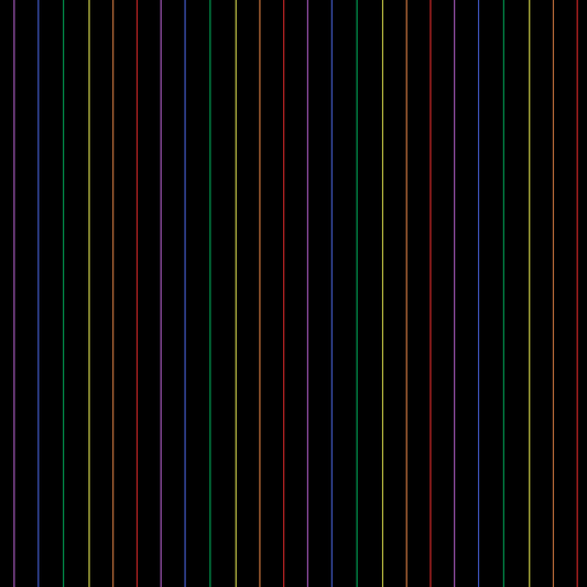 Midnight Rainbow Pinstripes — Black Gift Wrap with Subtle Iridescent Lines