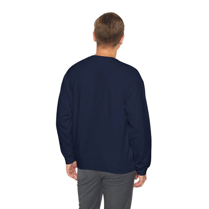 Crewneck Sweatshirt - 'Go Away' Stencil Graphic Cozy Pullover