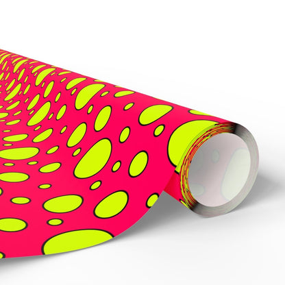 Pop Fizz Dots – Bold Neon Polka Dot Wrapping Paper