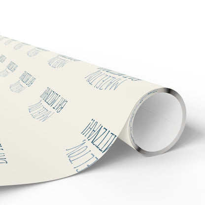 Elegant Mazel Tov Bat Mitzvah Gift Wrap
