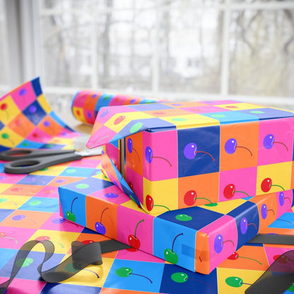Colorful Cherry Wrapping Paper
