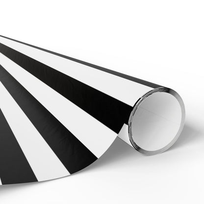 Black & White Stripes – Minimalist Wrap