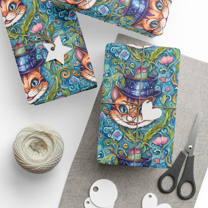 Abstract Cheshire Cat Gift Wrapping Paper