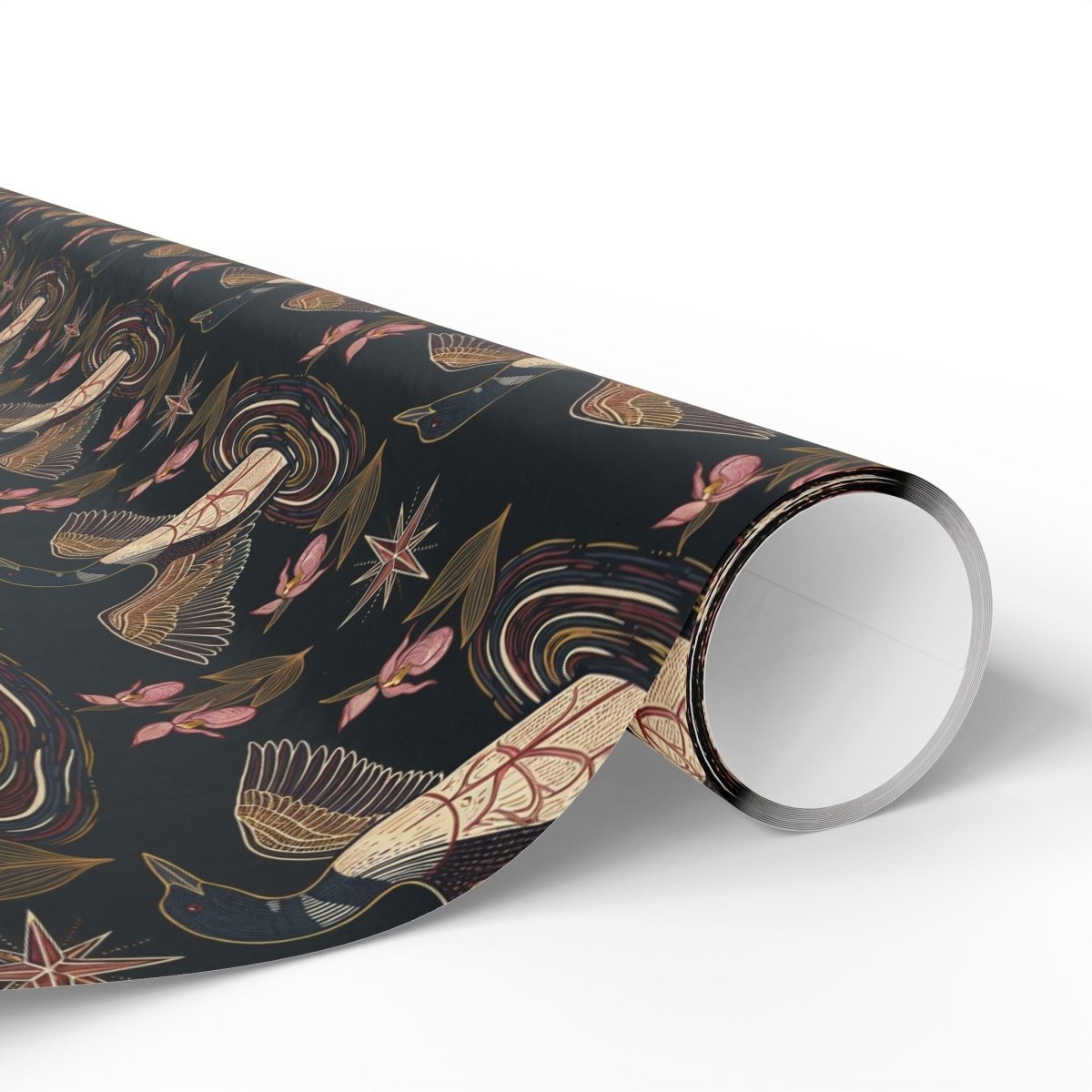 Loon, Lady Slippers and North Star Wrapping Paper